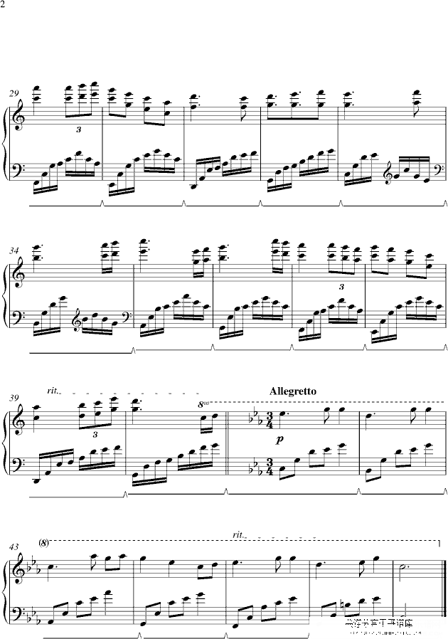bagatelle （z2）钢琴谱第2页