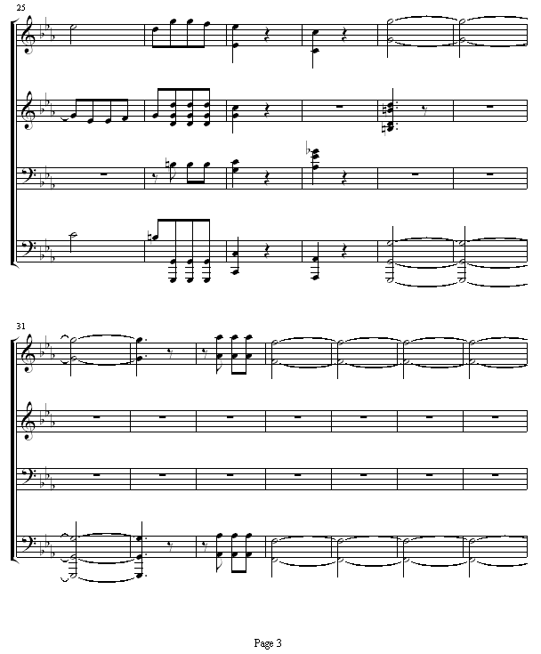 命运交响曲 （钢琴4手联弹）钢琴谱(钢琴曲)钢琴谱第23页