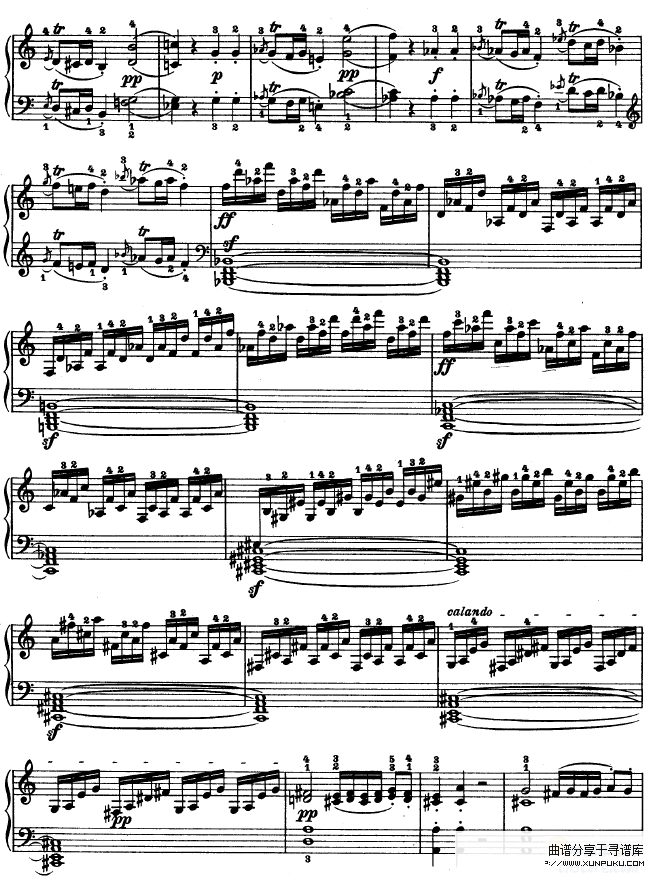 第三钢琴奏鸣曲 -Op.2 No.3-贝多芬钢琴谱第4页
