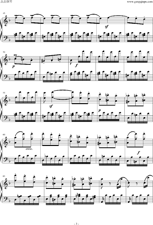 暴风雨奏鸣曲第三乐章钢琴谱(钢琴曲)钢琴谱第11页