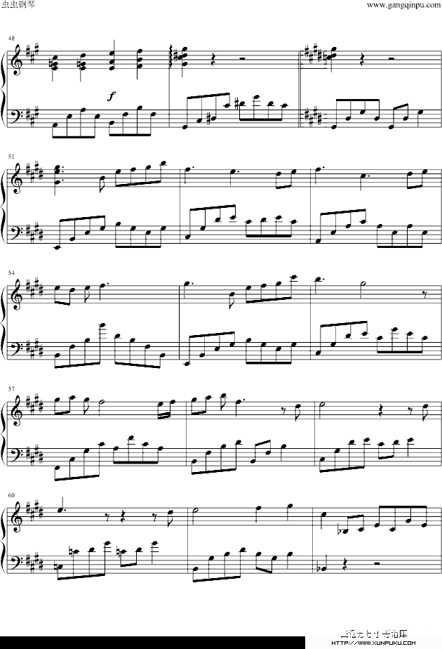 鸑鷟bgm《暖阳》钢琴谱第4页