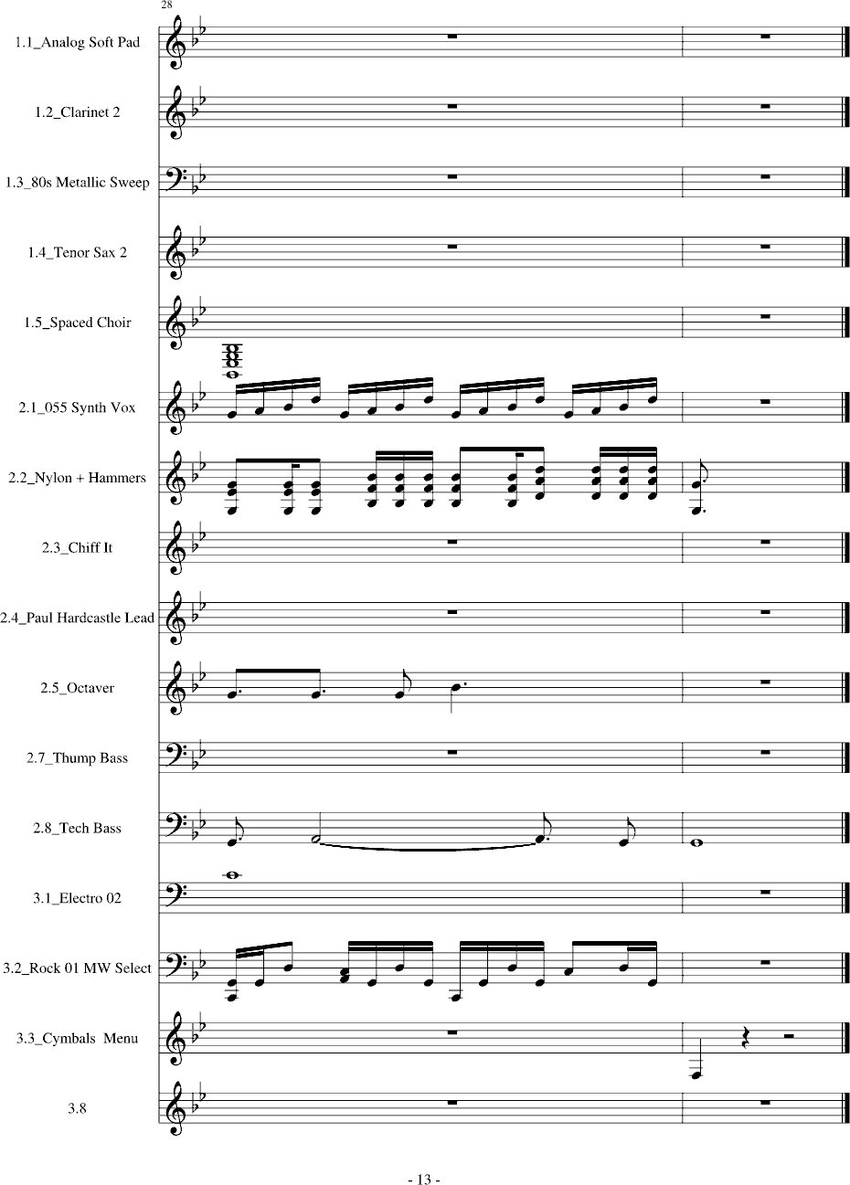 奇幻音乐作品钢琴谱第5页