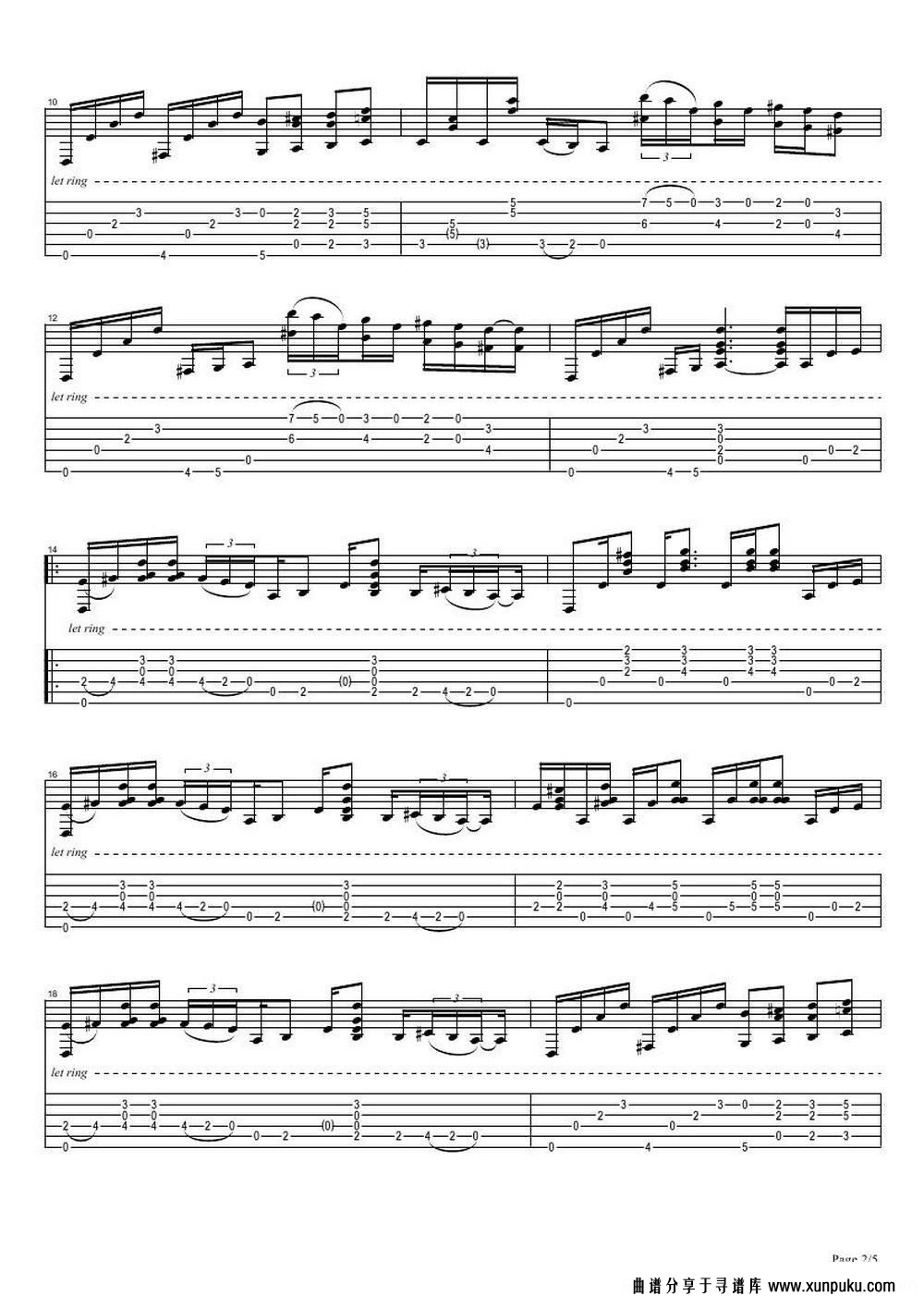 tommy emmanuel： precious time(1)（指弹吉它）吉他谱第2页