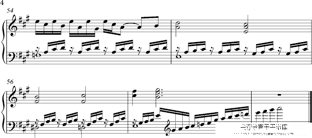 翩翩绿叶—— dance of leaves钢琴谱第4页
