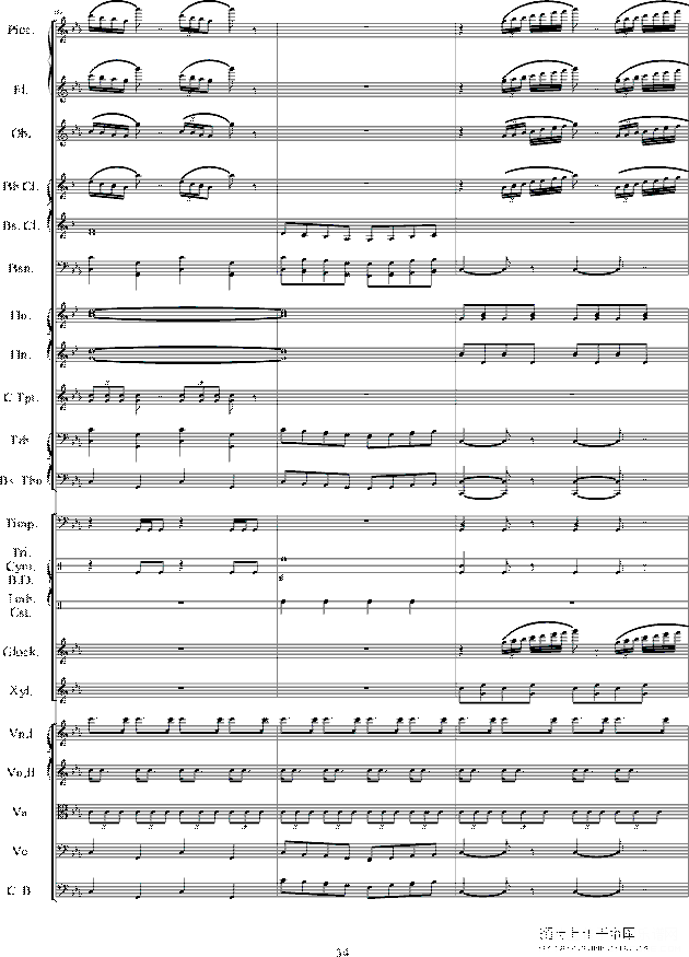 交响音画：口技钢琴谱第28页