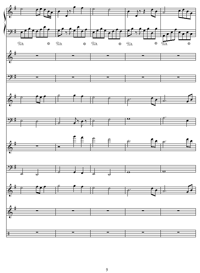 夜莺nightingale钢琴谱第30页