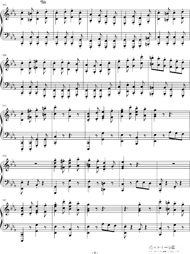 塔兰泰拉幻想曲钢琴谱第24页