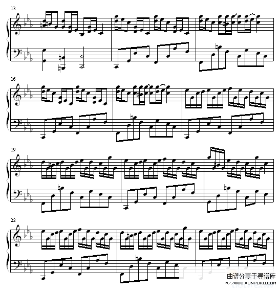 克罗地亚狂想曲-马克西姆钢琴谱第2页