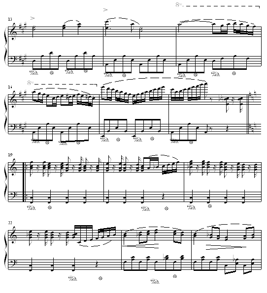 西班牙舞曲钢琴谱第2页