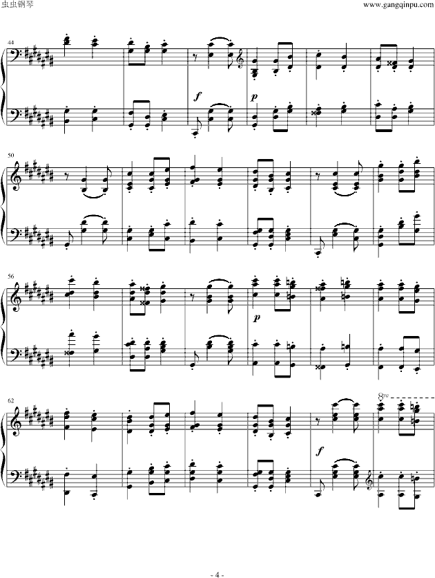 李斯特 《匈牙利狂想曲第6号》钢琴谱第10页
