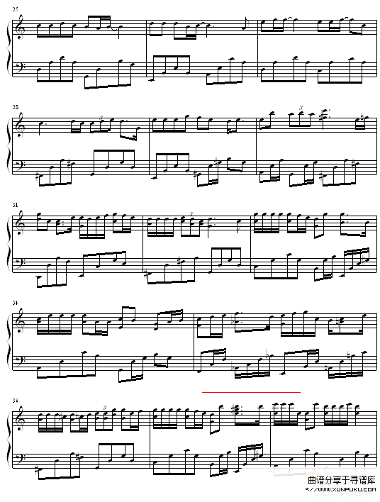 南瓜车-薛凱琪钢琴谱第3页