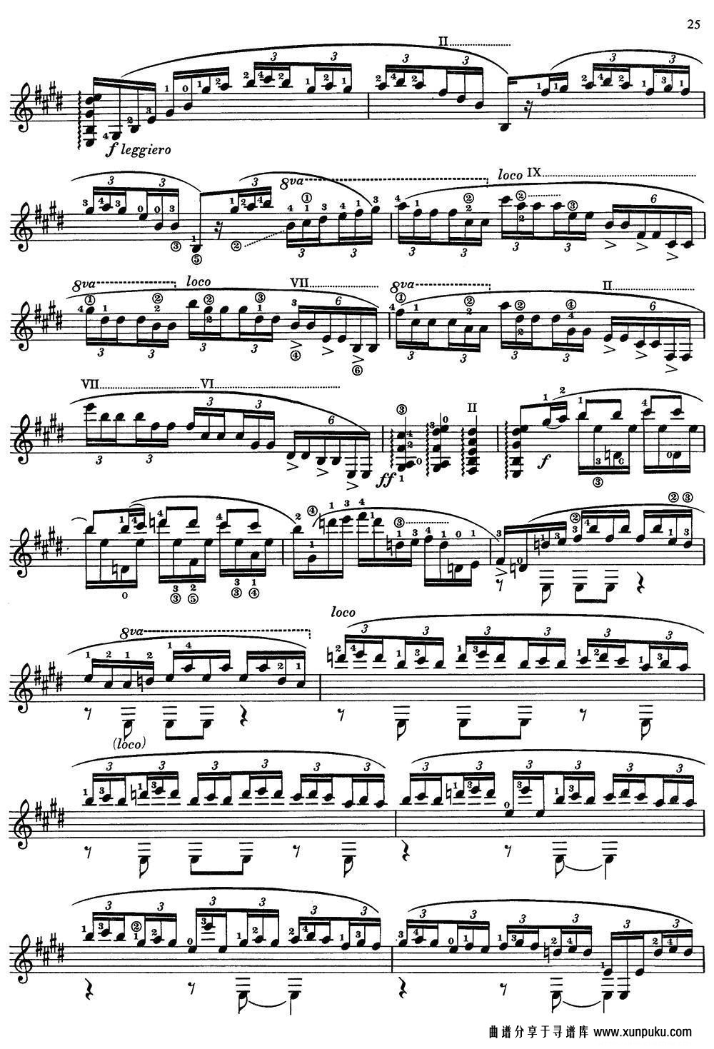 joaquin rodrigo music for guitar（罗德里戈吉他音乐p22-35）（古吉他谱第4页
