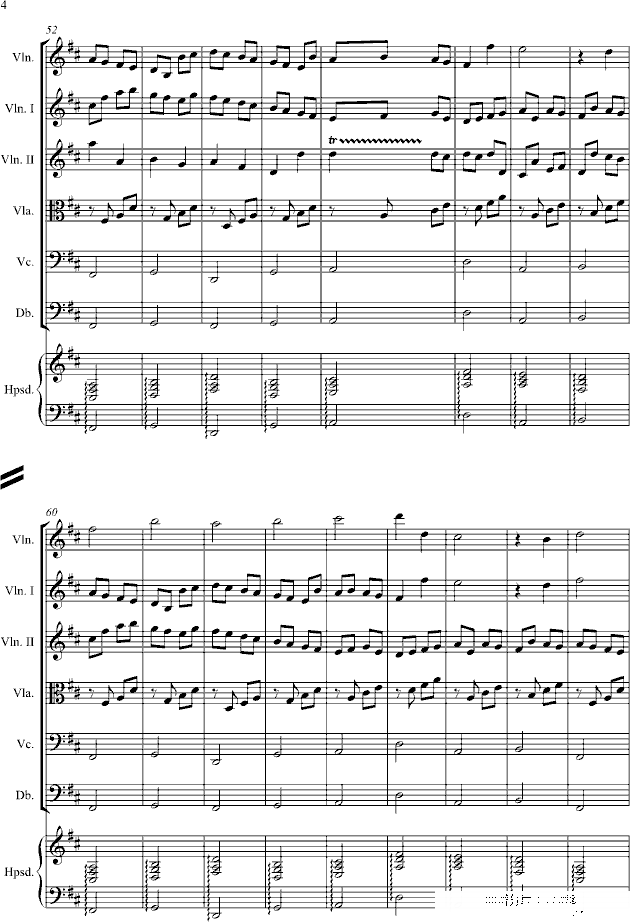 卡农交响曲钢琴谱(钢琴曲)钢琴谱第10页