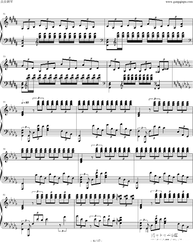 piano sonata no. 2 reminiscences of air钢琴谱第12页