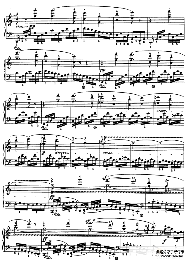 第二十一钢琴奏鸣曲-（Op.53）-贝多芬钢琴谱第17页