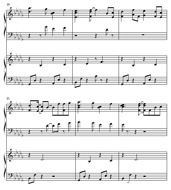 ignited钢琴谱第4页