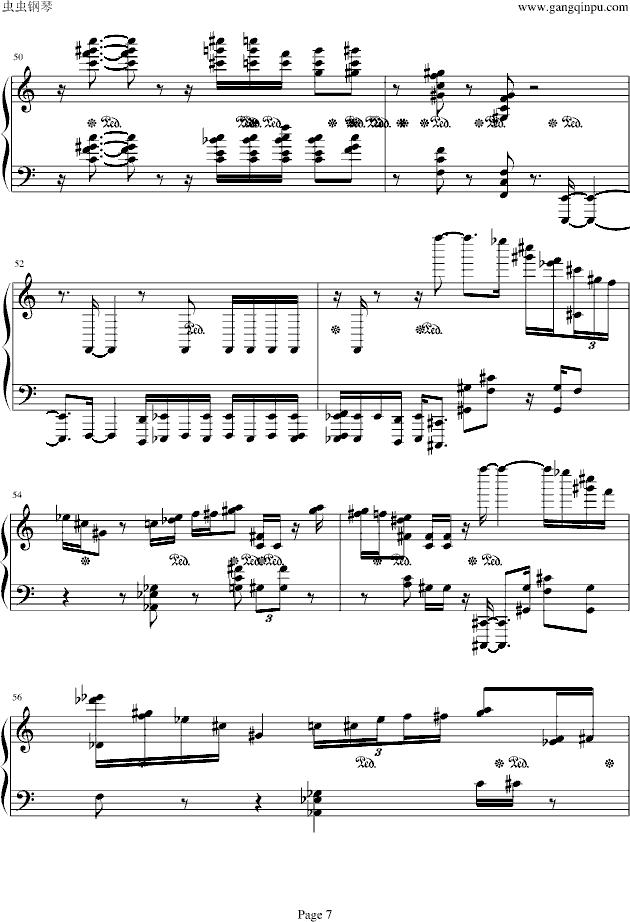 肖邦第二诙谐曲钢琴谱(钢琴曲)钢琴谱第27页
