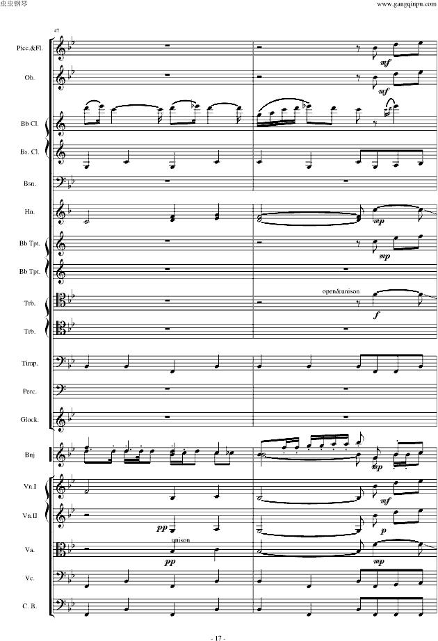 圣徒进行曲颁奖音乐听音扒谱钢琴谱第9页
