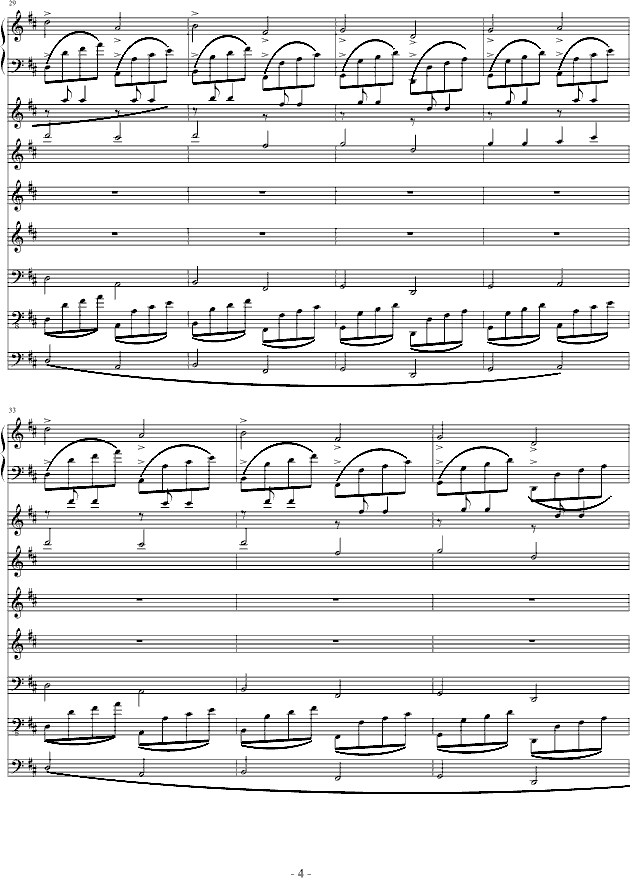 christmas.canon圣诞卡农stvenli钢琴谱(钢琴曲)钢琴谱第4页
