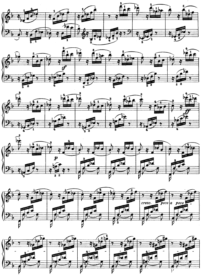 暴风雨d小调第十七钢琴奏鸣曲  op.31—2钢琴谱(钢琴曲)钢琴谱第7页