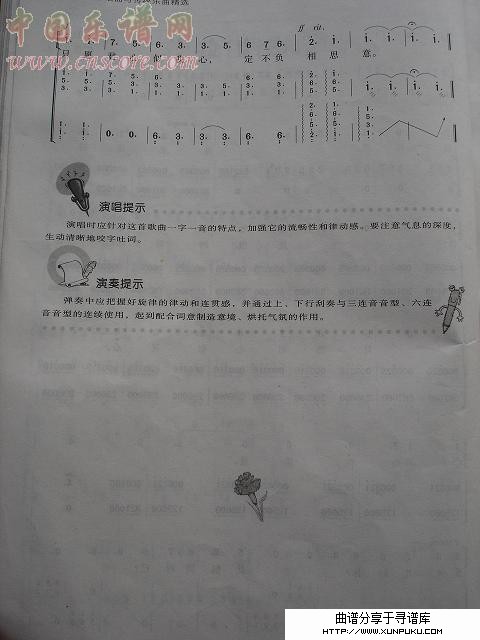 我住长江头古筝谱第5页