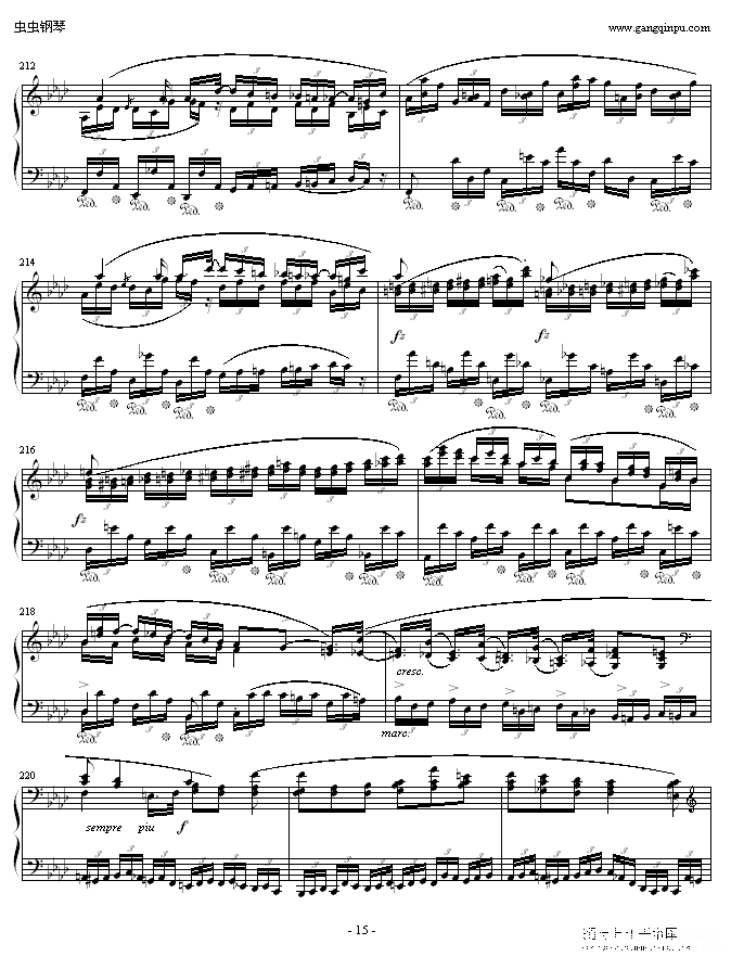 肖邦f小调第4叙事曲钢琴谱(钢琴曲)钢琴谱第7页
