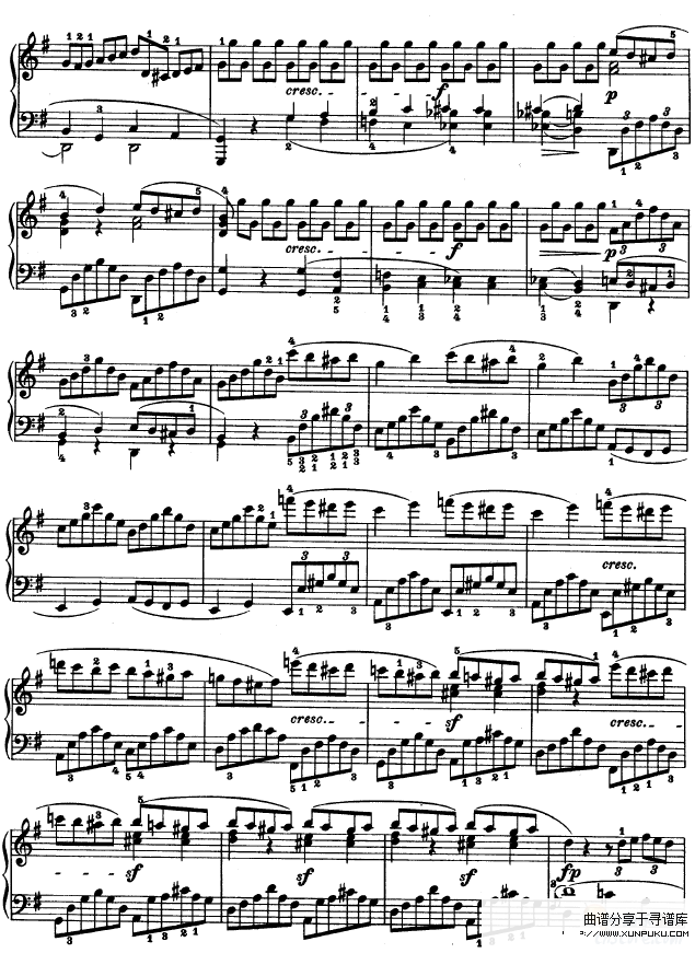 第十六钢琴奏鸣曲-（Op.31 No.1）-贝多芬钢琴谱第23页