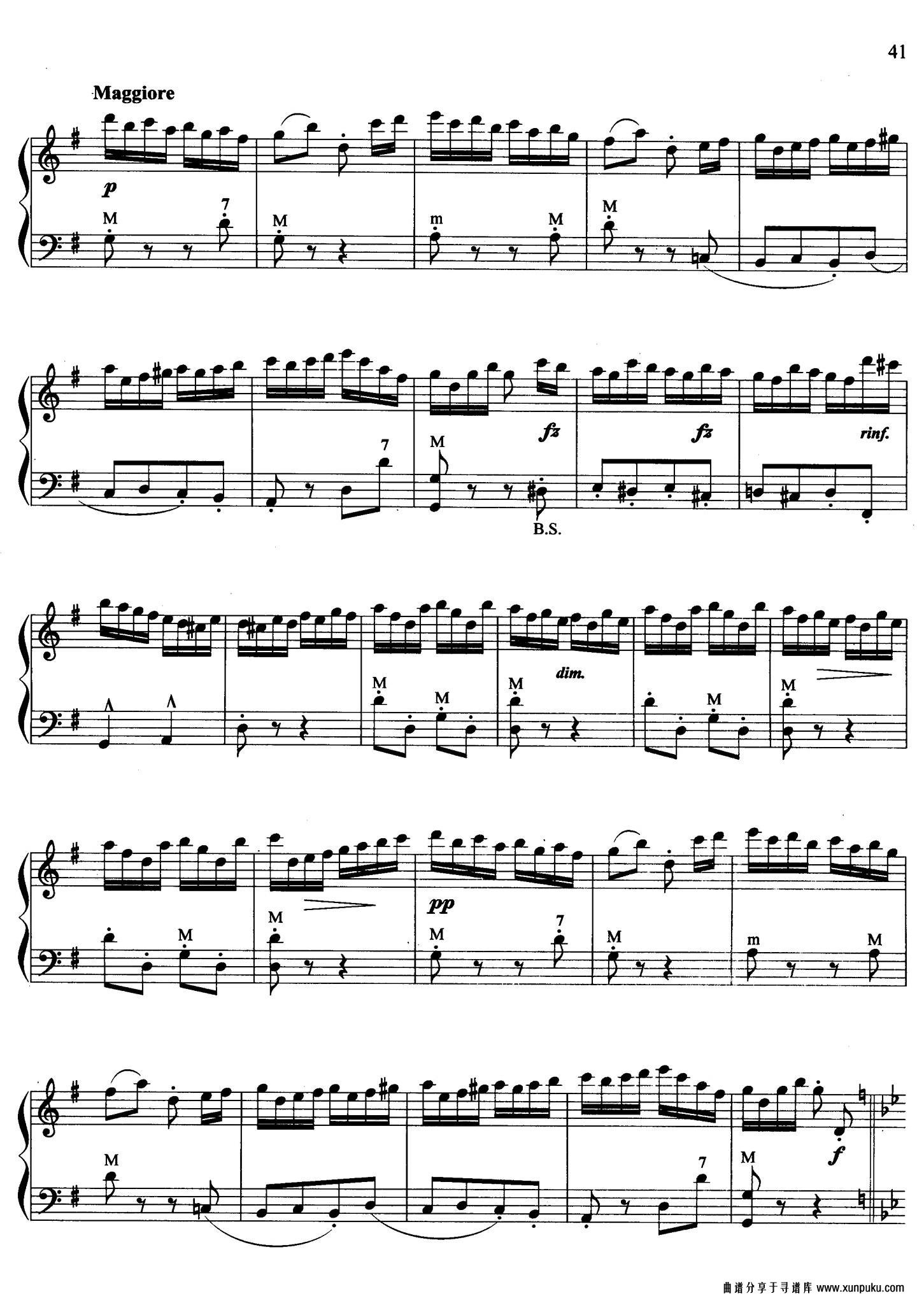 吉普赛回旋曲手风琴谱第4页