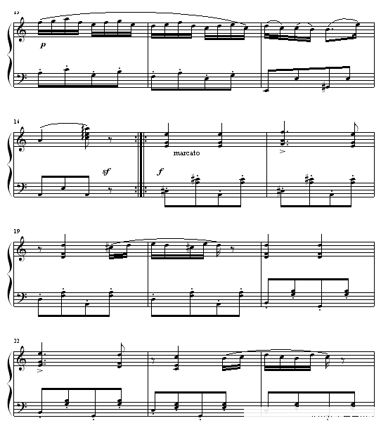 匈牙利舞曲第五号钢琴谱钢琴谱第2页