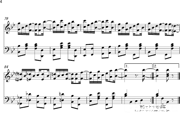 elite syncopations钢琴谱(钢琴曲)钢琴谱第4页