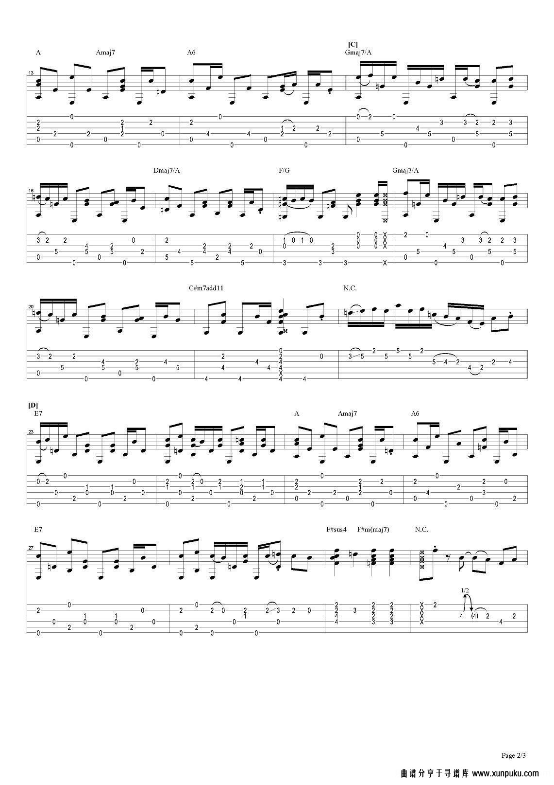 tommy emmanuel：i go to rio（指弹吉他）吉他谱第2页