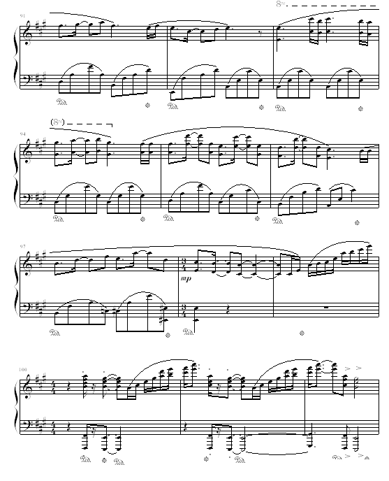 理查德钢琴曲杂集钢琴谱第11页