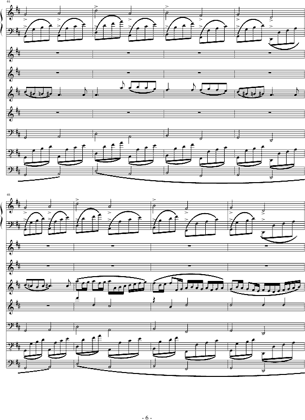 christmas.canon圣诞卡农stvenli钢琴谱(钢琴曲)钢琴谱第6页