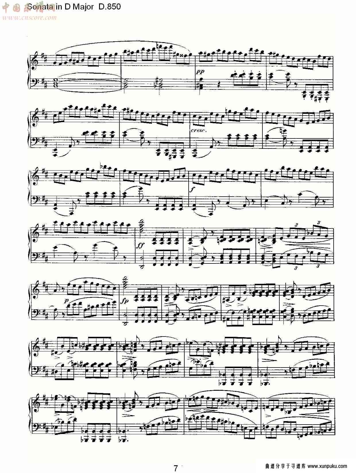 sonata in d major d.850   d大调奏鸣曲d.850（二）总谱第2页