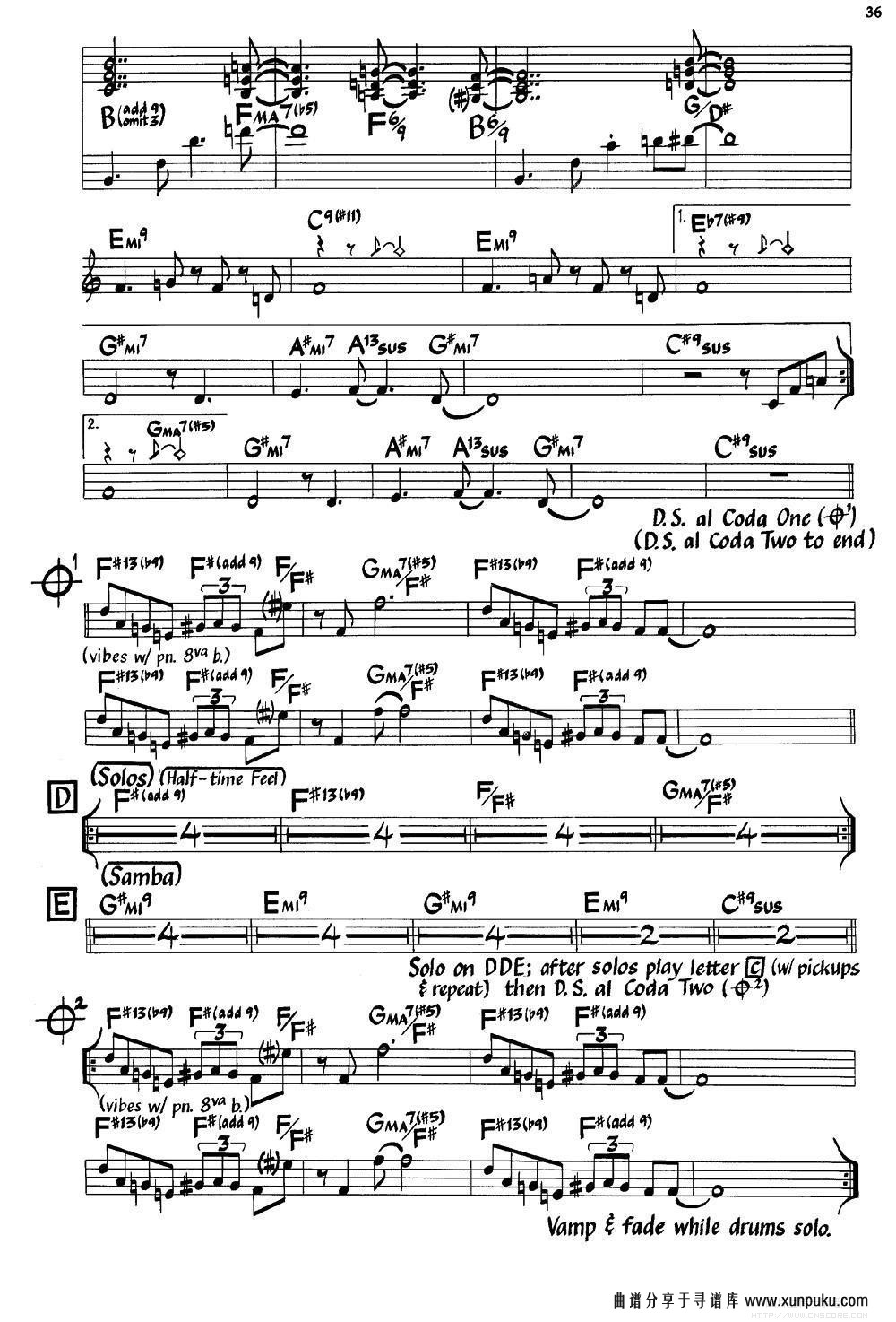 both sides of coin（爵士钢琴曲）钢琴谱第2页