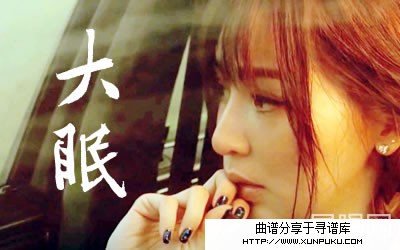 大眠吉他谱第1页