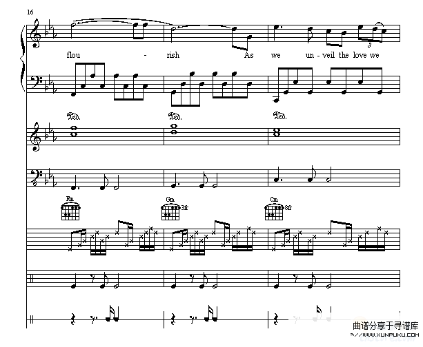 罗密欧与茱丽叶-总谱-克莱德曼钢琴谱第6页