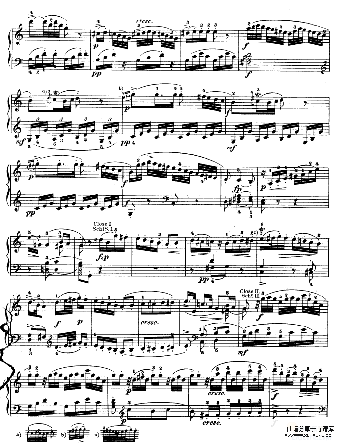 钢琴奏鸣曲 kv330-莫扎特钢琴谱第2页