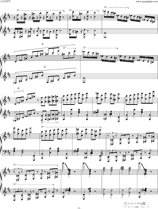 hall of the mountain king钢琴谱(钢琴曲)钢琴谱第4页