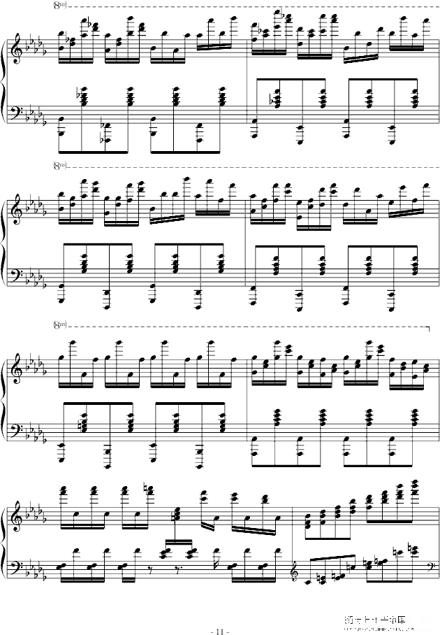 sorry for stupid things钢琴谱第3页