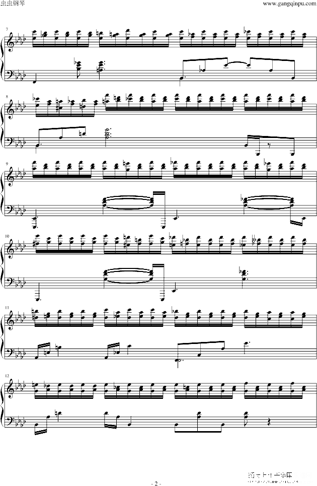 concert etude op.40 no.2reverie钢琴谱(钢琴曲)钢琴谱第3页