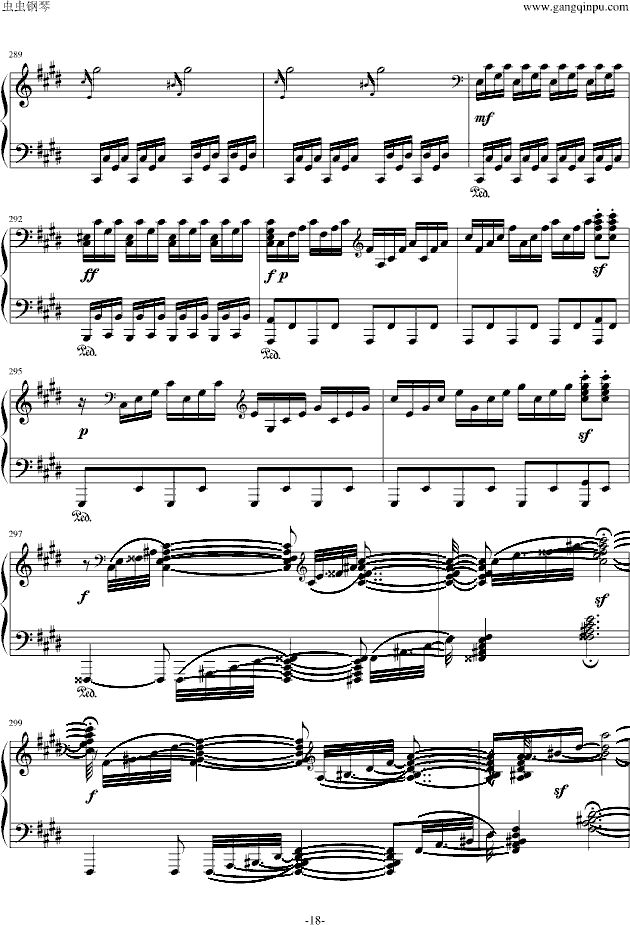 月光奏鸣曲（1，2，3乐章）钢琴谱(钢琴曲)钢琴谱第10页