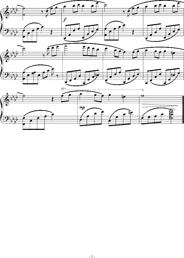childhood memory钢琴谱(钢琴曲)钢琴谱第3页