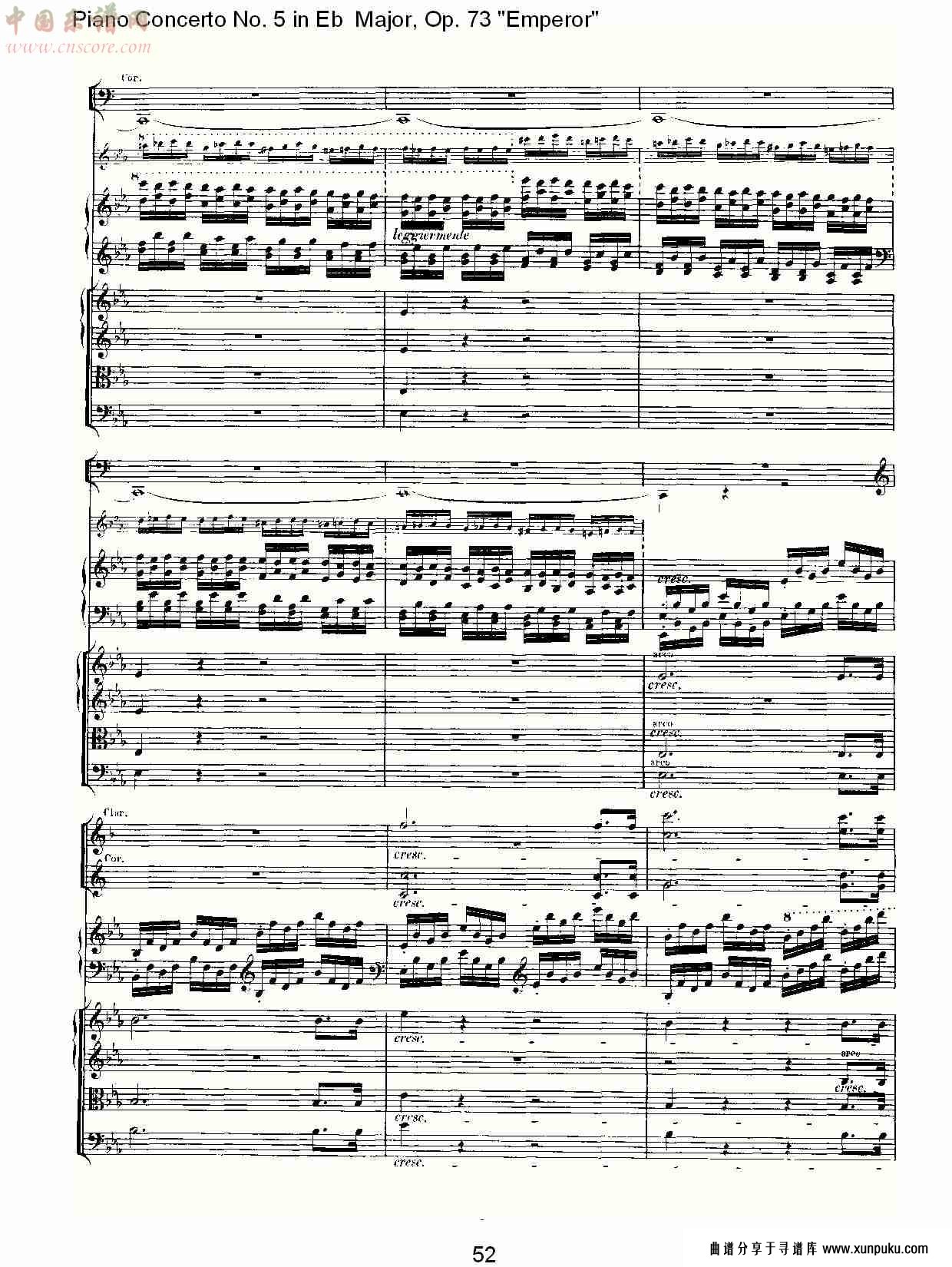 eb大调钢琴第五协奏曲 op.73“皇帝”第一乐章(六)总谱第2页