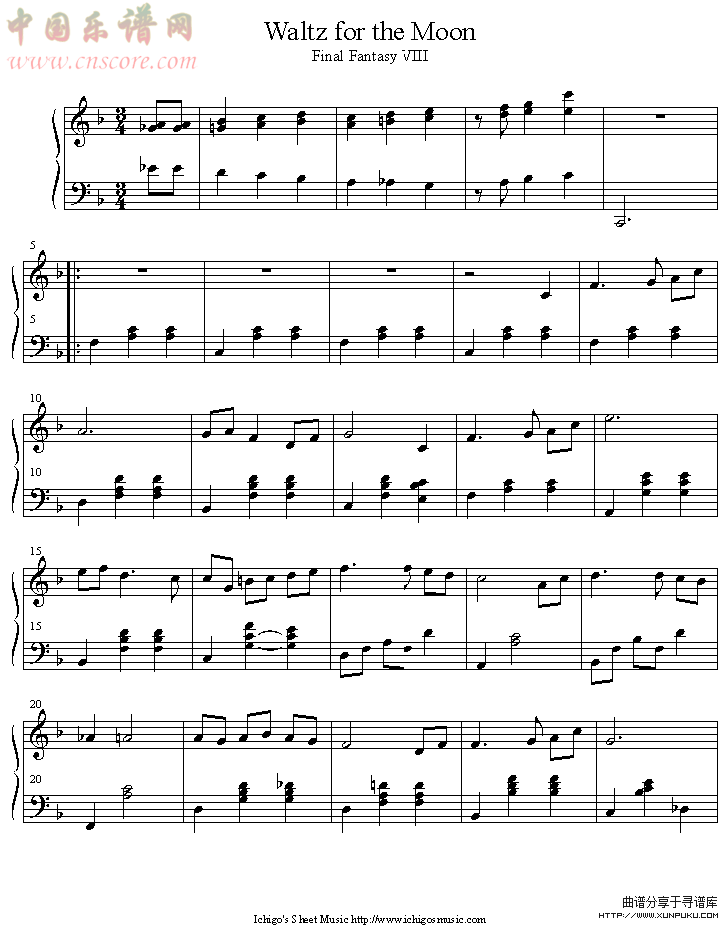 waltz_for_the_moon钢琴谱第1页