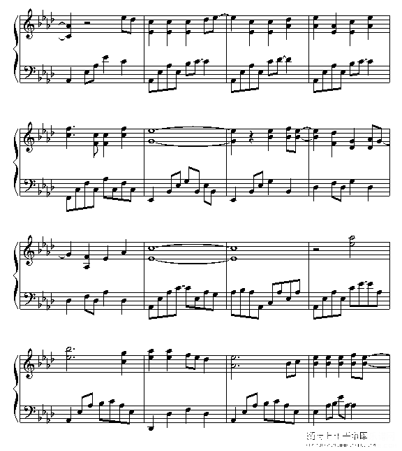 感情线上钢琴谱第3页
