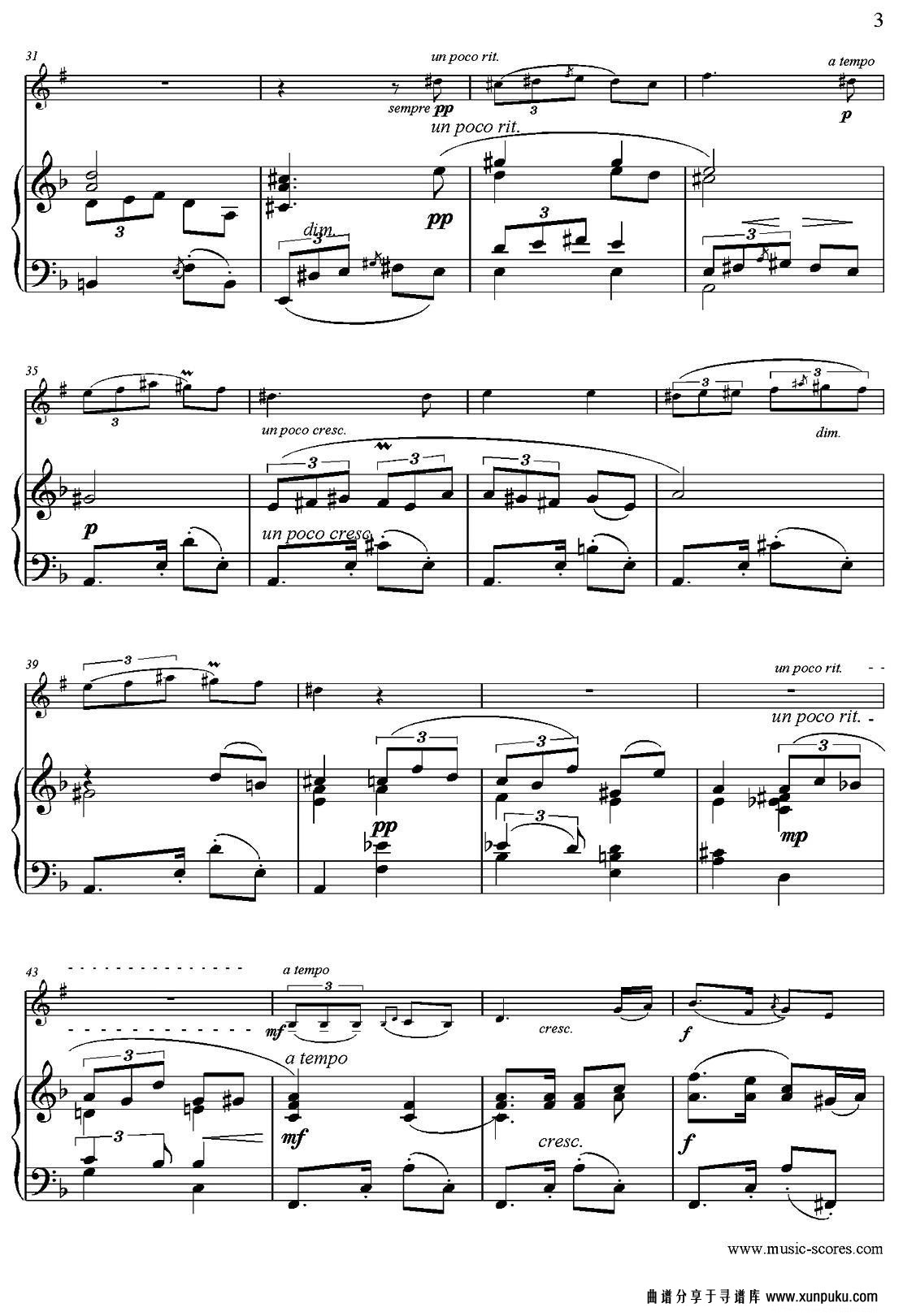 tango（单簧管+钢琴伴奏）简谱第1页