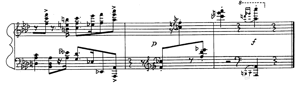 爵士前奏曲 jazz prelude op.52 no.17钢琴谱钢琴谱第4页