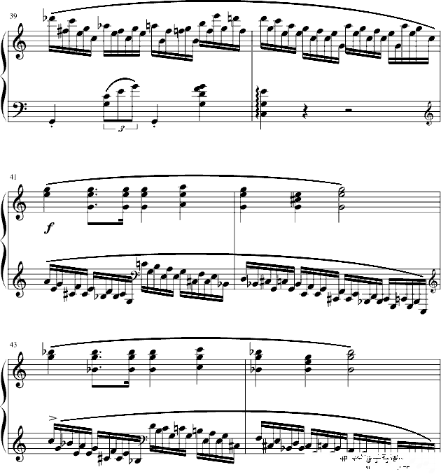 练习曲op.25 no.11钢琴谱(钢琴曲)钢琴谱第14页
