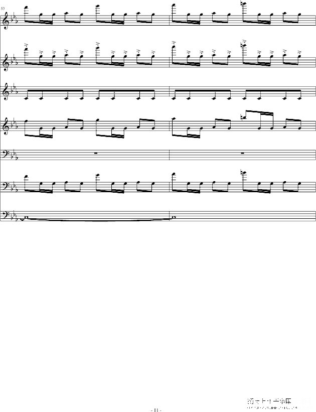 life and rock钢琴谱(钢琴曲)钢琴谱第3页